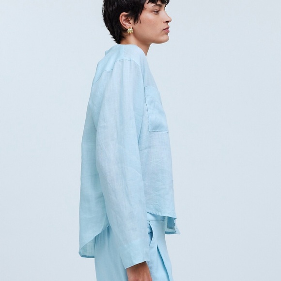 Madewell Resort Long-Sleeve Shirt size:Medium - Picture 4 of 6